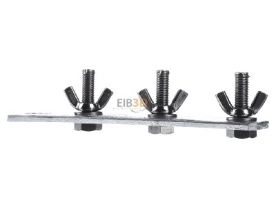Frontansicht Dehn 465 801 Erdungssammelschiene ST/tZn L180mm 