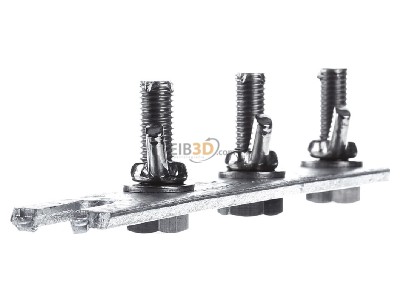 Ansicht links Dehn 465 801 Erdungssammelschiene ST/tZn L180mm 