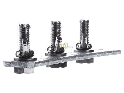 Ansicht rechts Dehn 465 801 Erdungssammelschiene ST/tZn L180mm 
