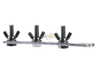 Ansicht hinten Dehn 465 801 Erdungssammelschiene ST/tZn L180mm 