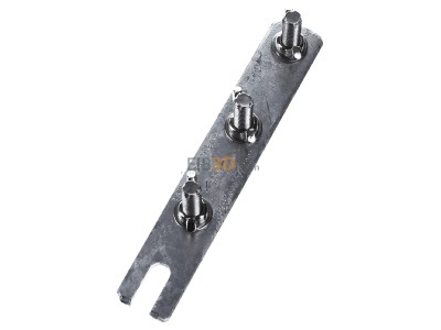Ansicht oben links Dehn 465 801 Erdungssammelschiene ST/tZn L180mm 