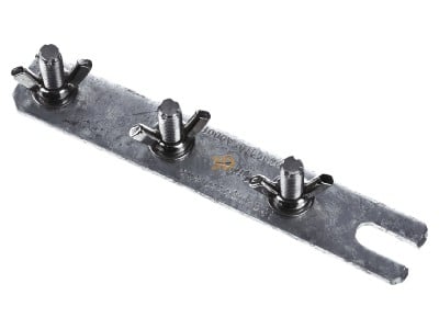 Ansicht oben hinten Dehn 465 801 Erdungssammelschiene ST/tZn L180mm 