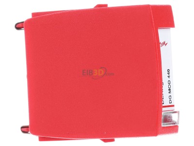 View on the left Dehn DG MOD 440 Surge protection for power supply 
