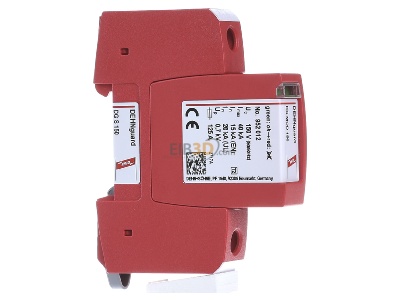 View on the left Dehn DG S 150 Surge protection for power supply 
