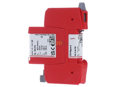 View on the right Dehn DG S 48 FM Surge protection for power supply 
