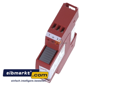 View up front Dehn+Shne DR M 2P 30 Surge protection for power supply
