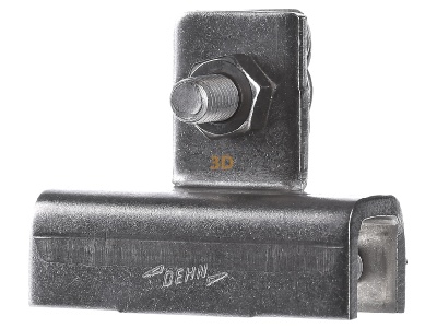 Back view Dehn+Shne 372 119 Flange clamp for lightning protection 
