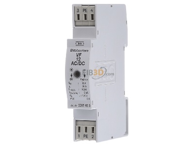 Front view OBO VF12-AC DC Surge protection device 12V 2-pole 
