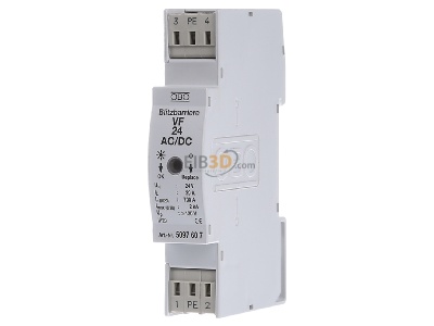 Front view OBO VF24-AC/DC Surge protection device 24V 2-pole 
