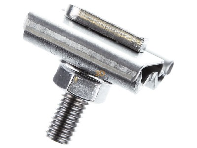 Top rear view Dehn 540 250 Parallel connector lightning protection 
