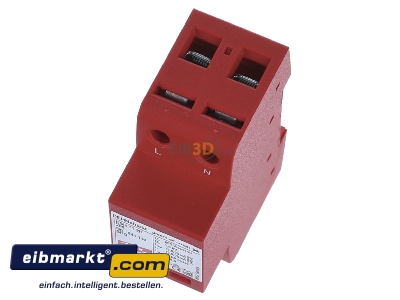 View up front Dehn+Shne DSH TT 2P 255 Combined arrester for power systems
