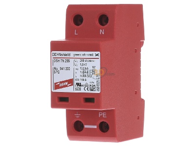 Front view Dehn DSH TN 255 Combined arrester for power systems 
