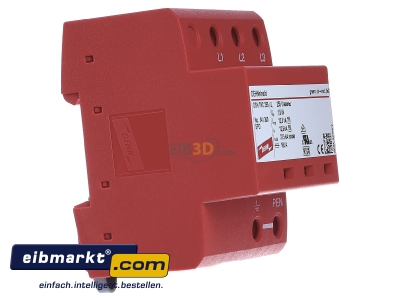 View on the left Dehn+Shne DSH TNC 255 Combined arrester for power systems - 
