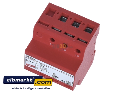 View up front Dehn+Shne DSH TNC 255 Combined arrester for power systems - 
