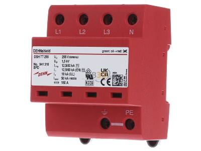 Front view Dehn DSH TT 255 Combined arrester for power systems 
