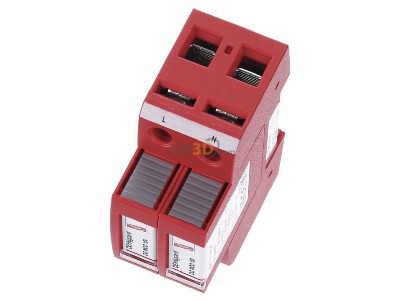 View up front Dehn DG M TN 150 FM Surge protection for power supply 
