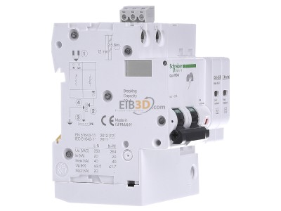 View on the left Schneider Electric A9L16292 Surge protection for power supply 
