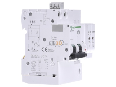 Ansicht links Schneider Electric A9L16298 berspannungsableiter T2/3 8R 1P+N IQUICK PRD 