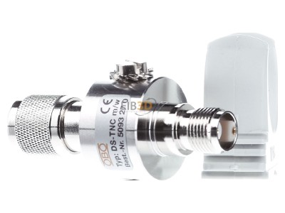View on the right OBO DS-TNC M/W Combined arrester for signal systems 
