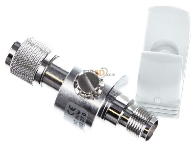 View top right OBO DS-TNC M/W Combined arrester for signal systems 
