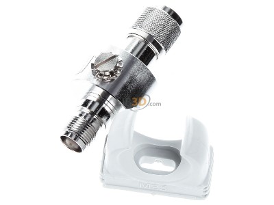 Top rear view OBO DS-TNC M/W Combined arrester for signal systems 
