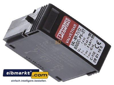 Ansicht oben vorne Phoenix Contact VALMST1T2600DCPVST berspannungsschutzstecker Typ 1/2 