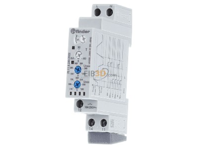 Front view Finder 70.11.8.230.2022 Voltage monitoring relay 170...230V AC 
