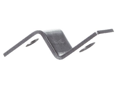 Ansicht rechts Dehn 390 499 Endstck Z-Form mit 2 Bohrungen 