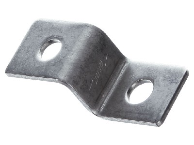 Ansicht oben rechts Dehn 390 499 Endstck Z-Form mit 2 Bohrungen 