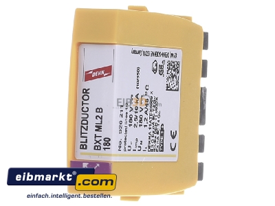 Frontansicht Dehn+Shne BXT ML2 B 180 Blitzstromableiter-Modul f.Blitzductor XT 