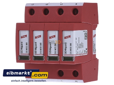 Front view Dehn+Shne DG M TNS 385 Surge protection for power supply
