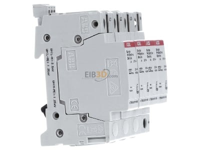 View on the left ABB OVR T2 4L40-275PTSQS Surge protection for power supply 
