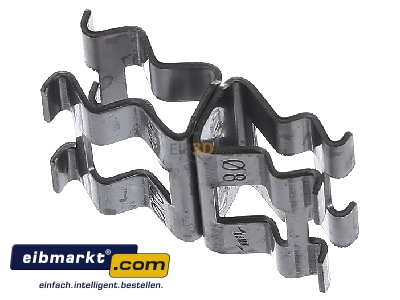 Ansicht oben links Dehn+Shne 308131 Bewehrungsklemme DEHNclip DC BK 8 RD10 STBLANK