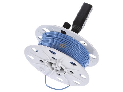 Ansicht oben hinten Dehn DHK40BSML0.75L50MBL Drahthaspel 50m, 0,75qmm, blau 
