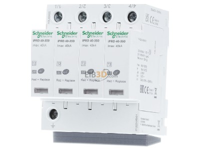 Front view Schneider Electric A9L40400 Surge protection for power supply 
