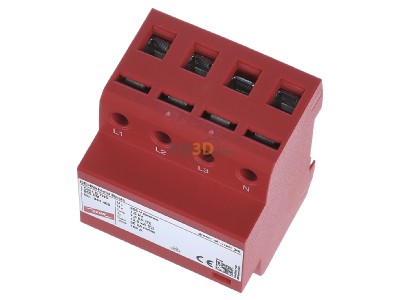 View up front Dehn DSH B TNS 255 FM Combined arrester for power systems 
