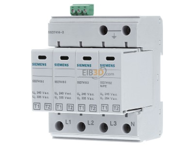 Front view Siemens 5SD7414-3 Surge protection for power supply 
