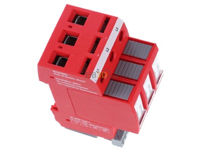 View top left Dehn DG MU 3PD 240 3W+G R Surge protection for power supply 
