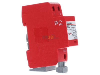 View on the left Dehn DSH B TT 2P 255 FM Combined arrester for power systems 

