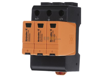 Front view Weidmller VPU PV II 3 1000 Surge protection combined applications 
