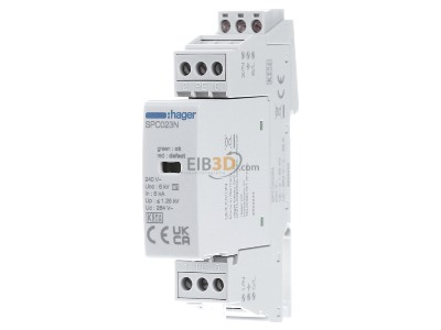 Frontansicht Hager SPC203N berspannungsableiter T3 1P+N Uc 264V 