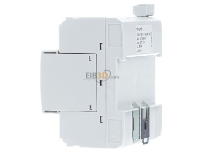 View on the right Hager SPB415 Surge protection for power supply 

