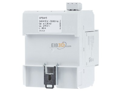 Back view Hager SPB415 Surge protection for power supply 
