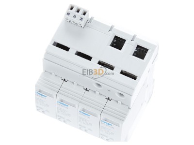 View up front Hager SPB415 Surge protection for power supply 
