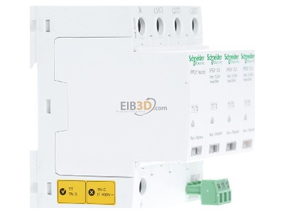 View on the left Schneider Electric A9L16482 Combined arrester for signal systems 
