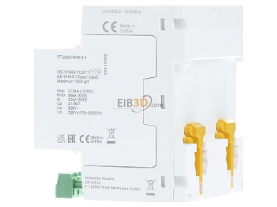 View on the right Schneider Electric A9L16482 Combined arrester for signal systems 
