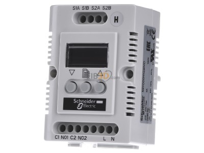 Front view Schneider Electric NSYCCOHY230VID Hygrostat 250V 5A 

