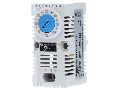 Front view Schneider Electric NSYCCOTHO Thermostat for cabinet 0...60C 
