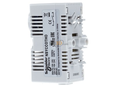 View on the right Schneider Electric NSYCCOTHO Thermostat for cabinet 0...60C 
