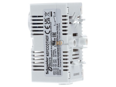 View on the right Schneider Electric NSYCCOTHOF Thermostat for cabinet 0...60C 
